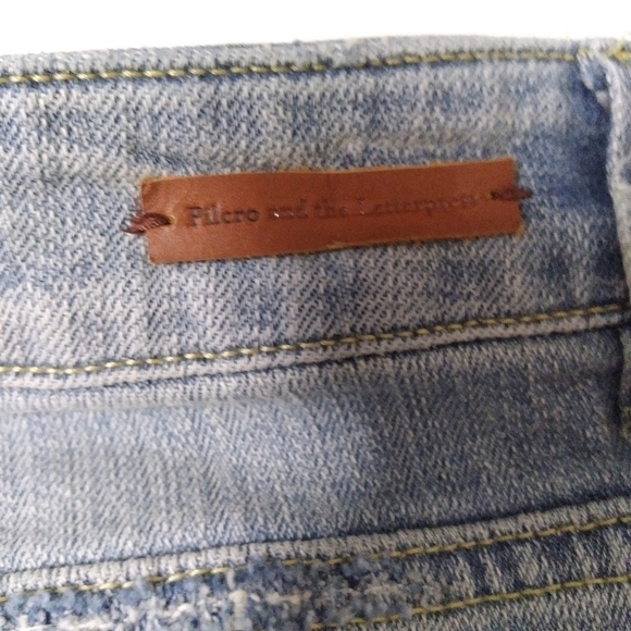 Anthropologie Pilcro Flare Denim Jeans Size 28 - Picture 11 of 14